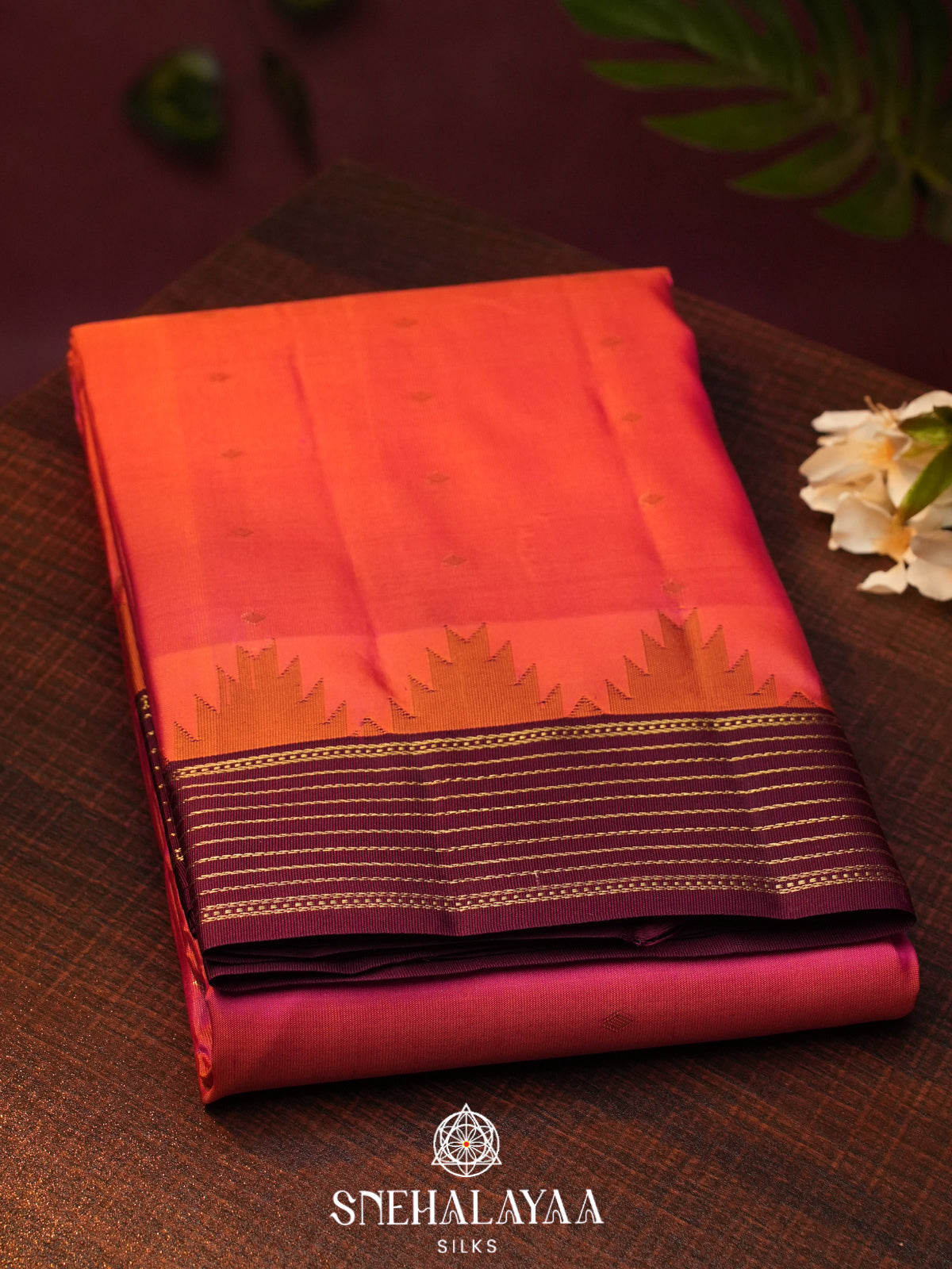 Pink  Kanjivaram Silk Saree