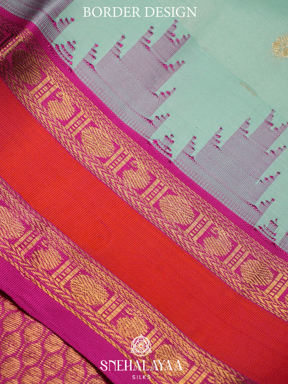 Sea Green  Kanjivaram Silk Saree