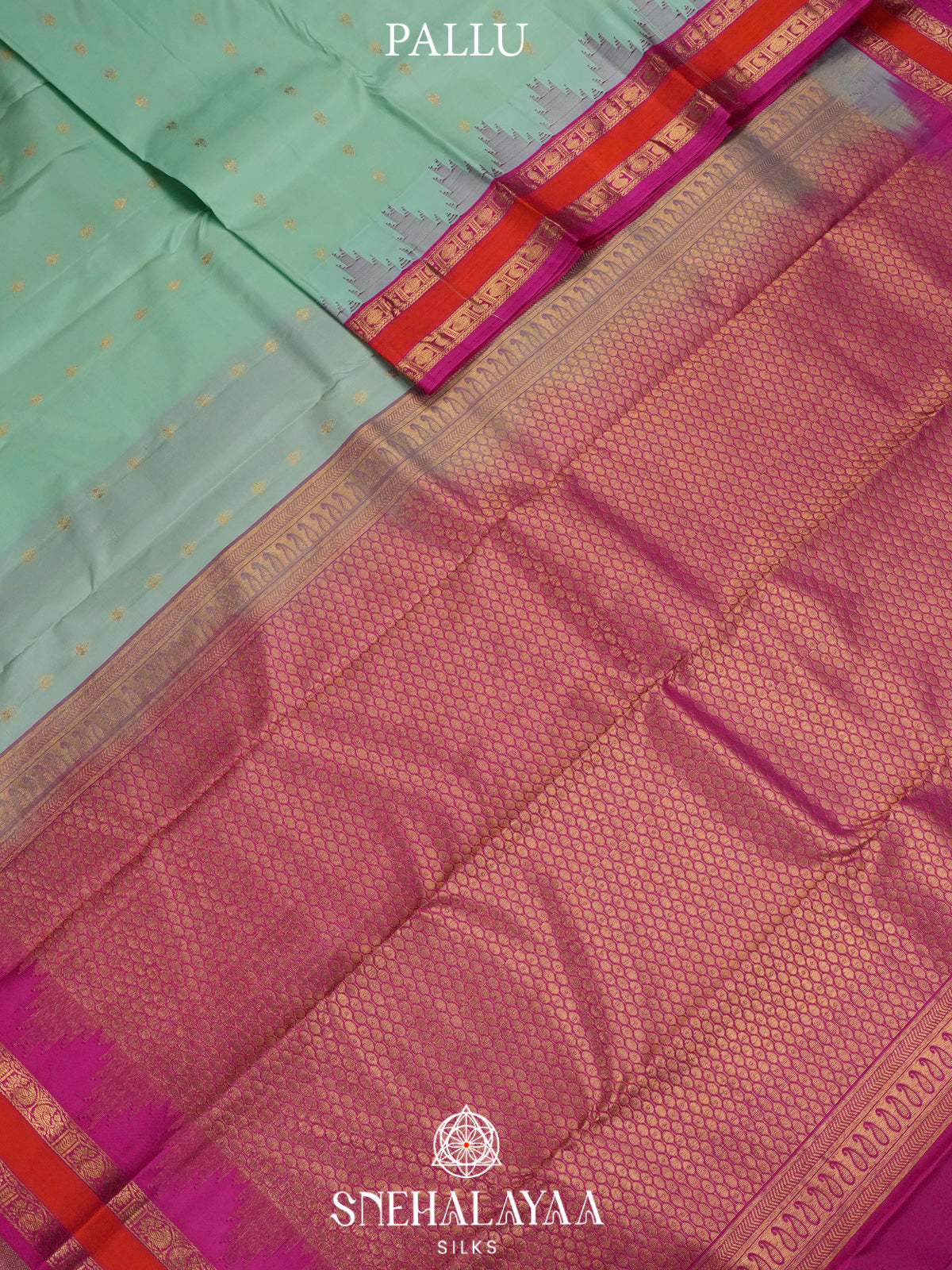 Sea Green  Kanjivaram Silk Saree