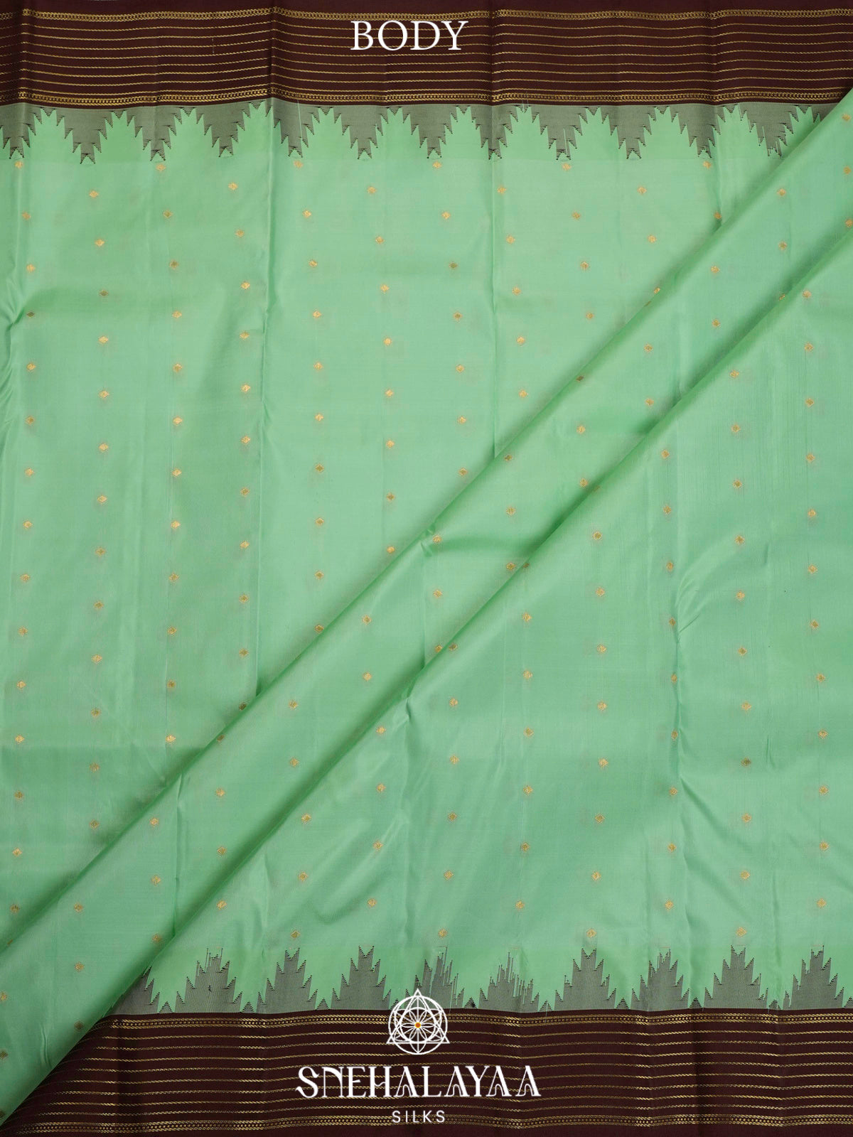 Mint Green  Kanjivaram Silk Saree