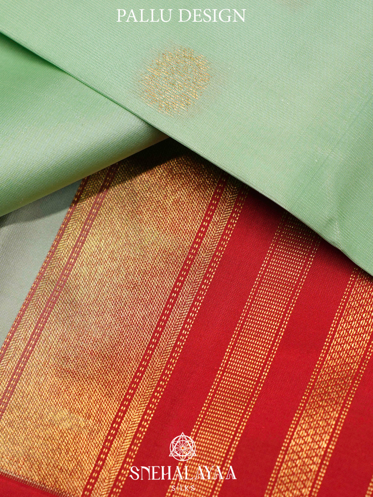 Pista Green Kanjivaram Silk Saree