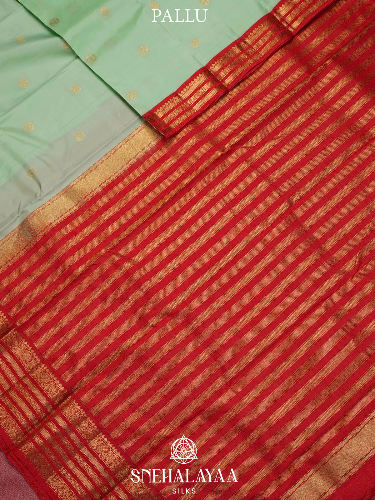 Pista Green Kanjivaram Silk Saree