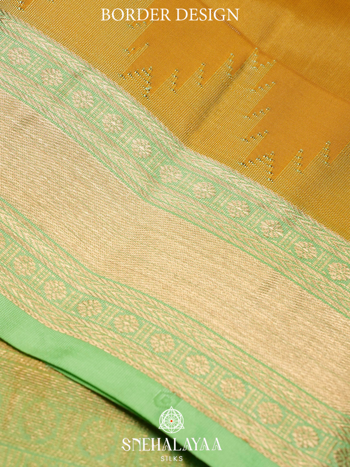 Yellow  Kanjivaram Silk Saree