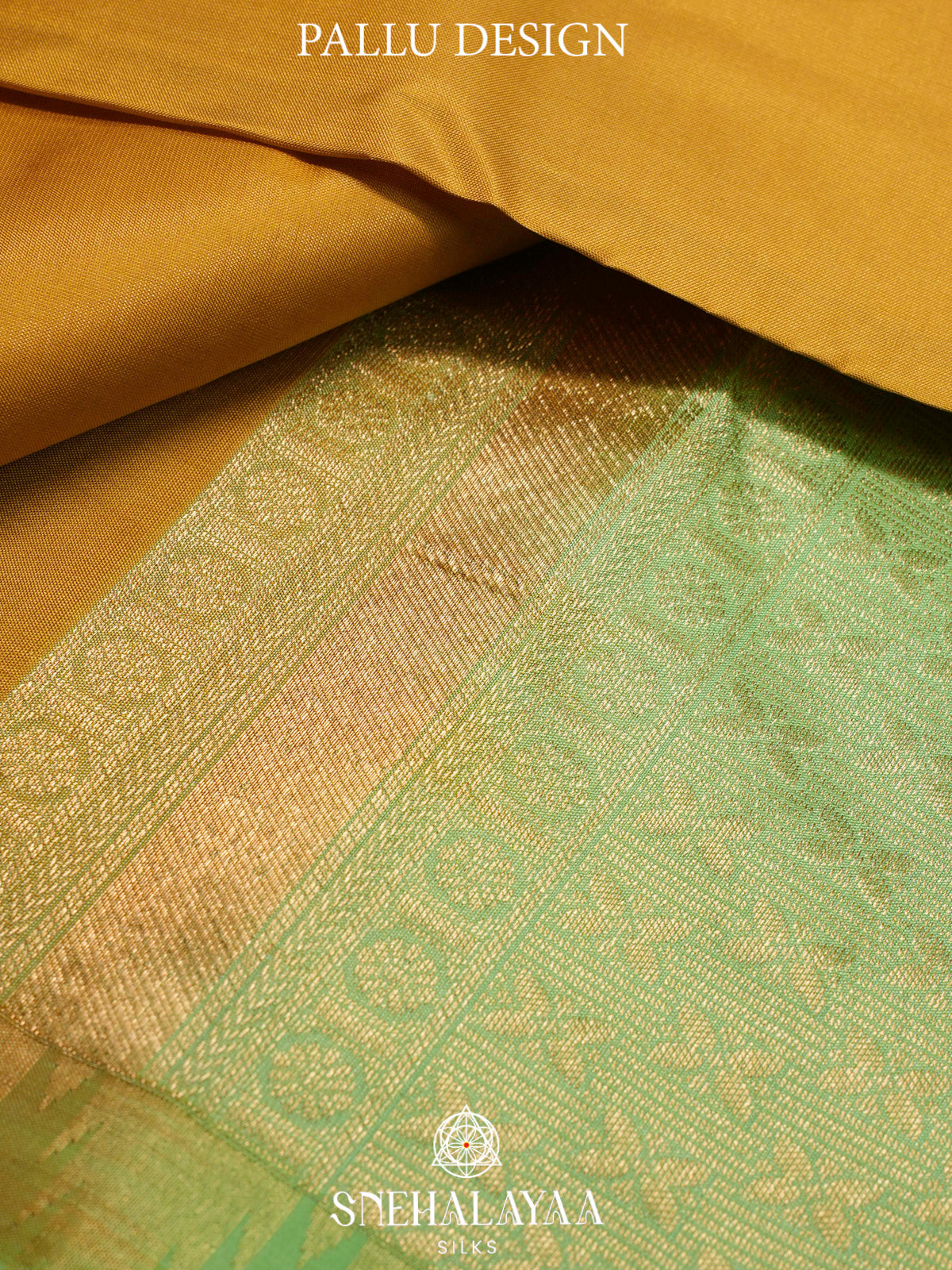 Yellow  Kanjivaram Silk Saree
