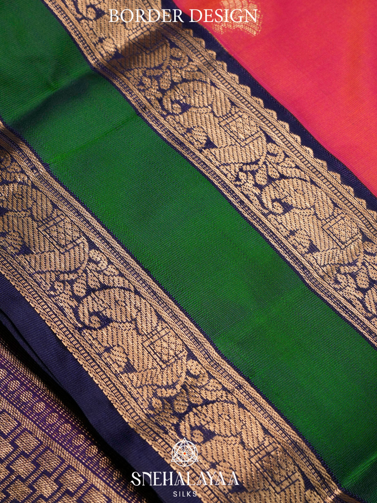 Pink  Kanjivaram Silk Saree