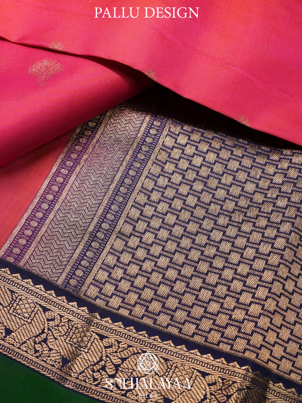 Pink  Kanjivaram Silk Saree