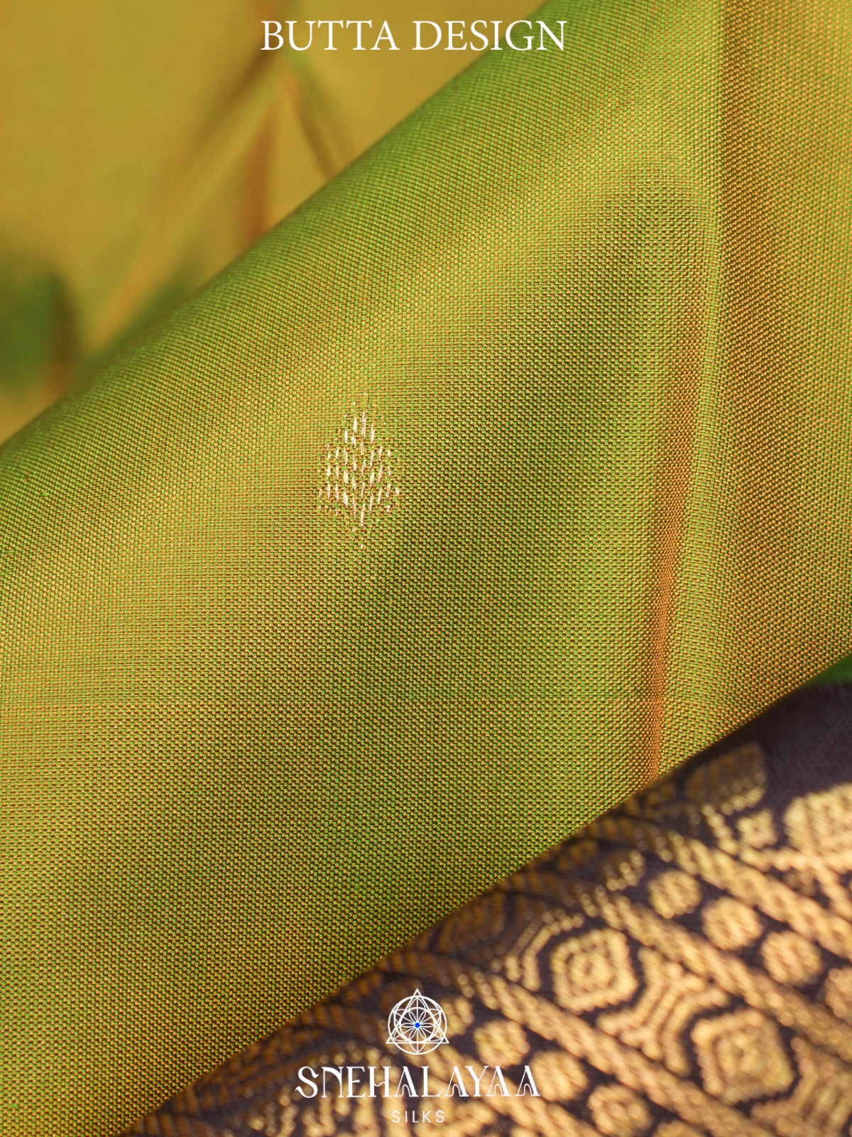 Lime Green  Kanjivaram Silk Saree