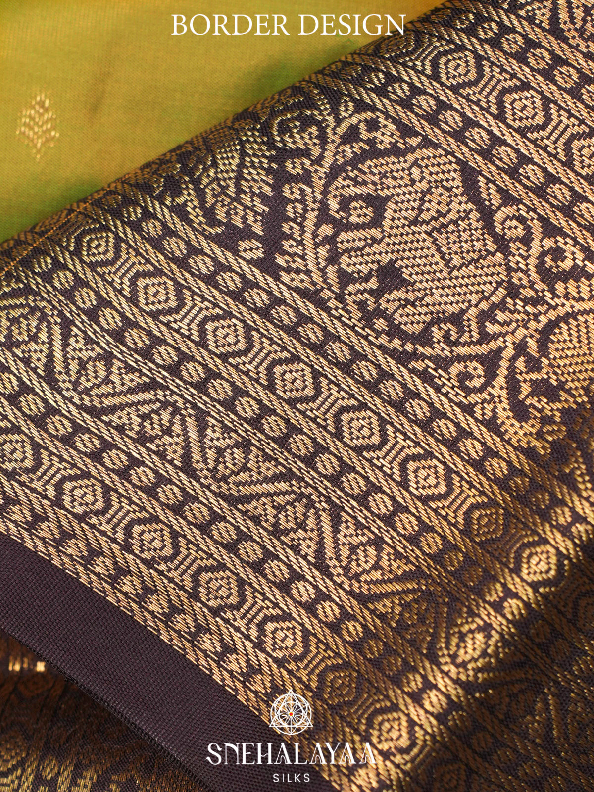 Lime Green  Kanjivaram Silk Saree