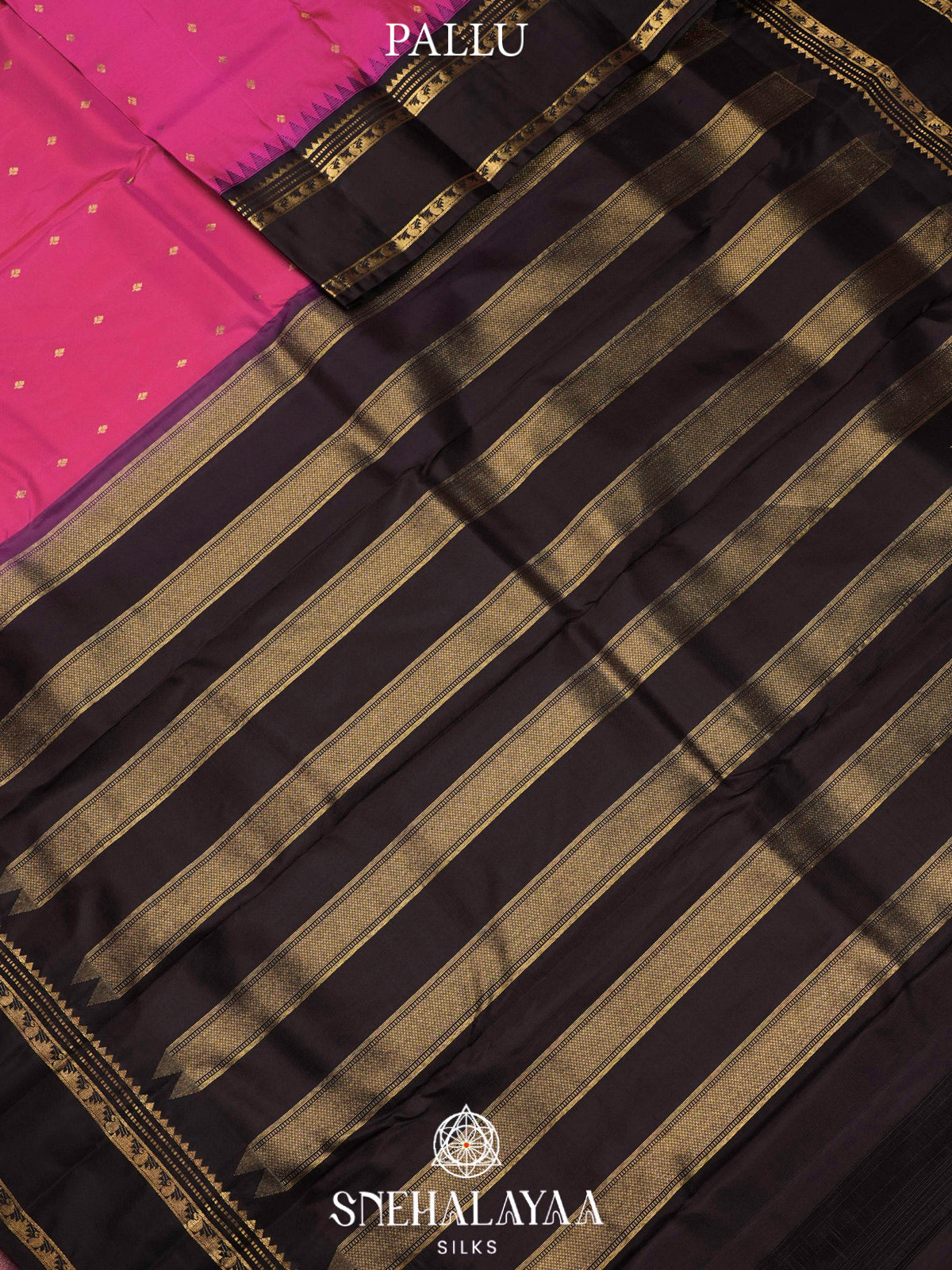 Magenta Pink  Kanjivaram Silk Saree