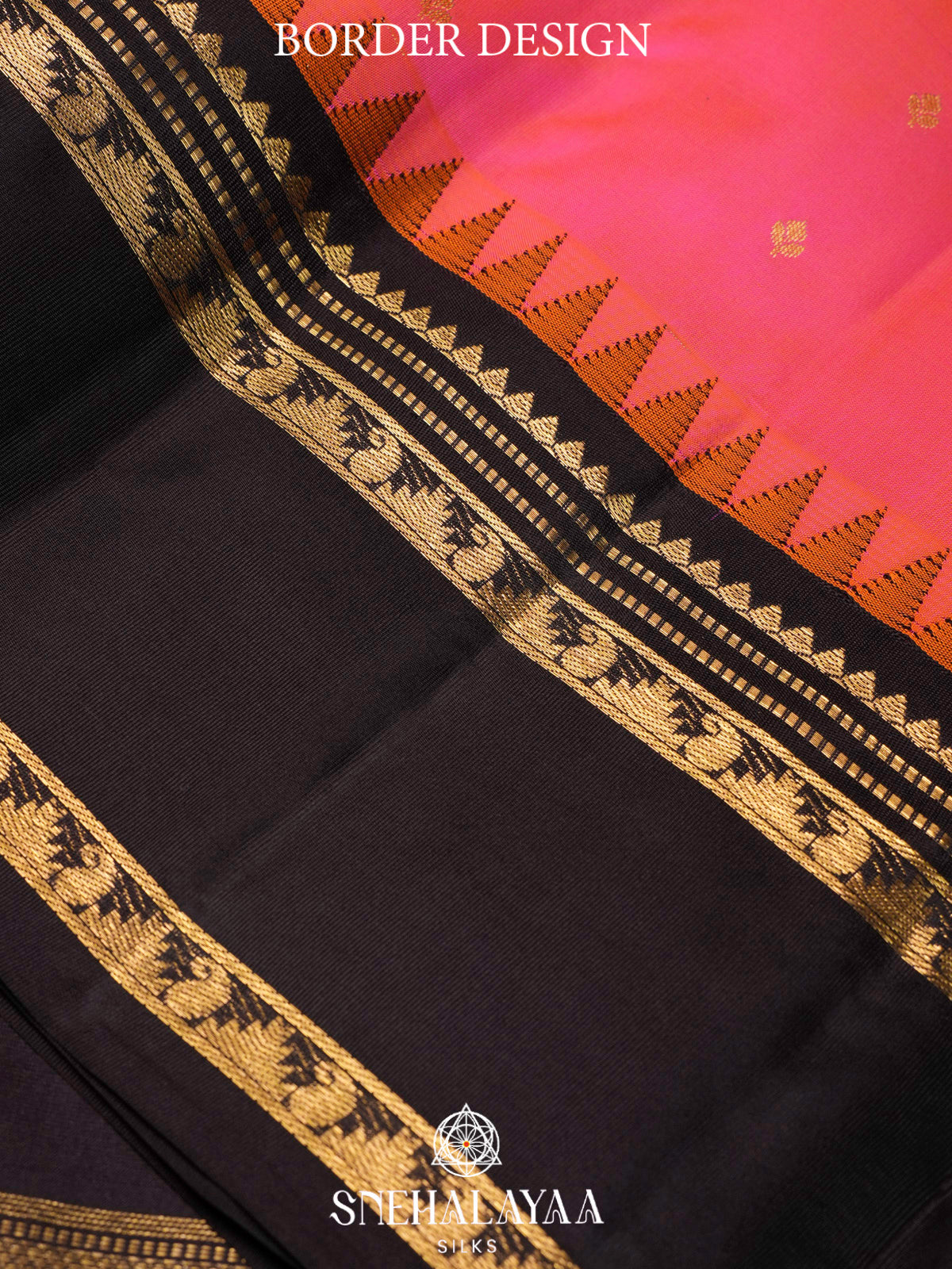 Peach  Kanjivaram Silk Saree