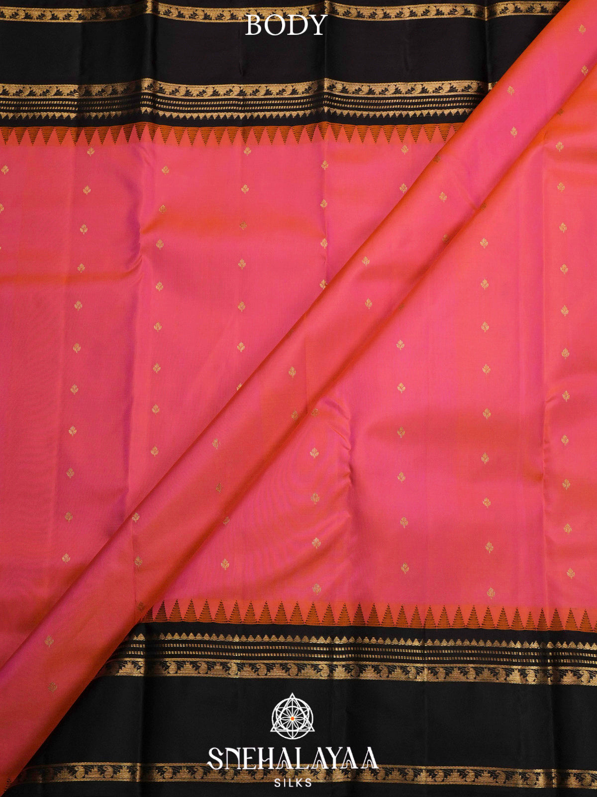 Peach  Kanjivaram Silk Saree
