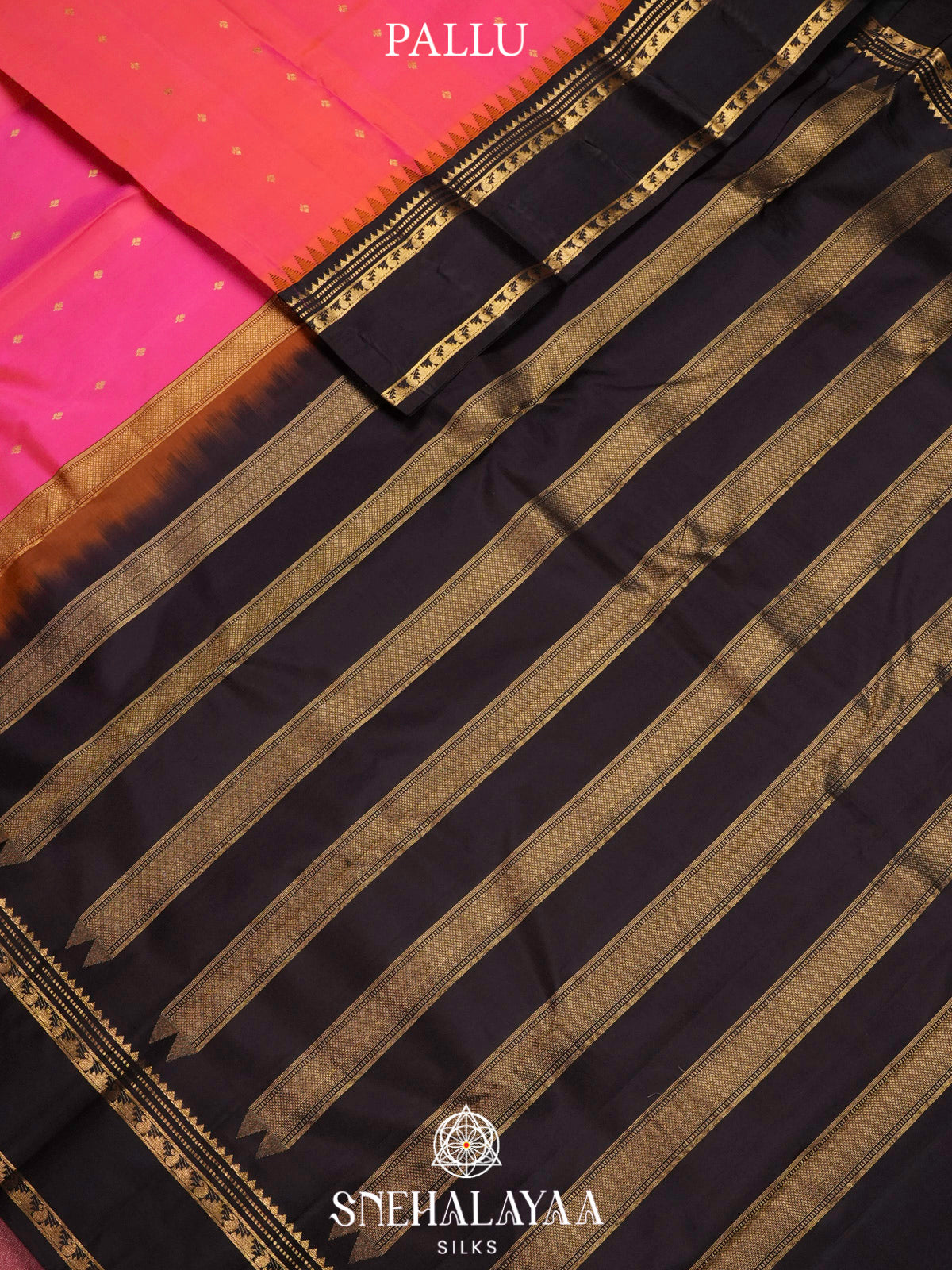 Peach  Kanjivaram Silk Saree