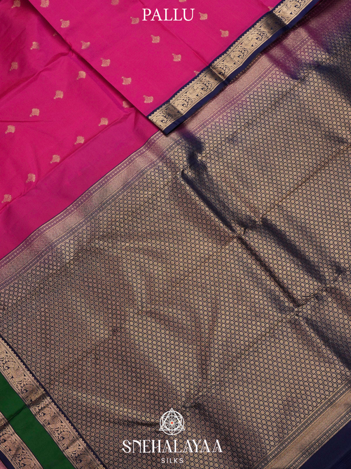 Magenta Pink  Kanjivaram Silk Saree