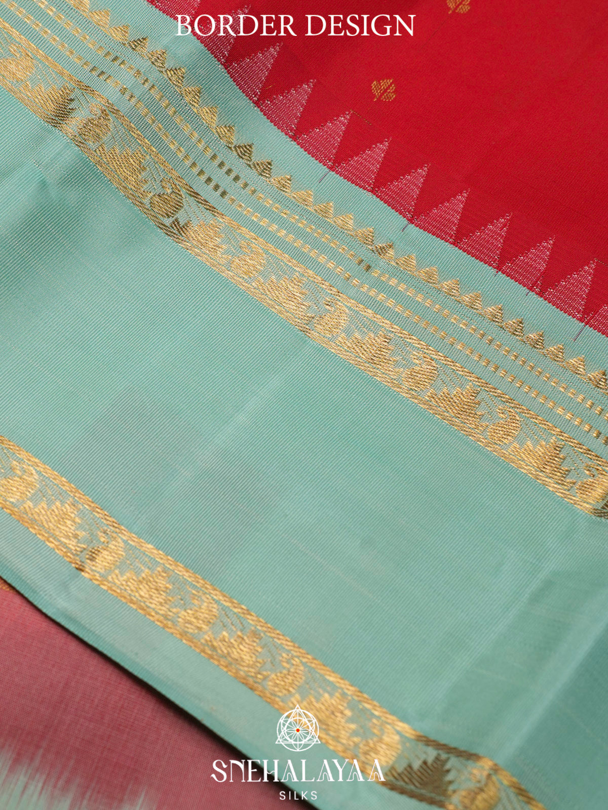Red  Kanjivaram Silk Saree