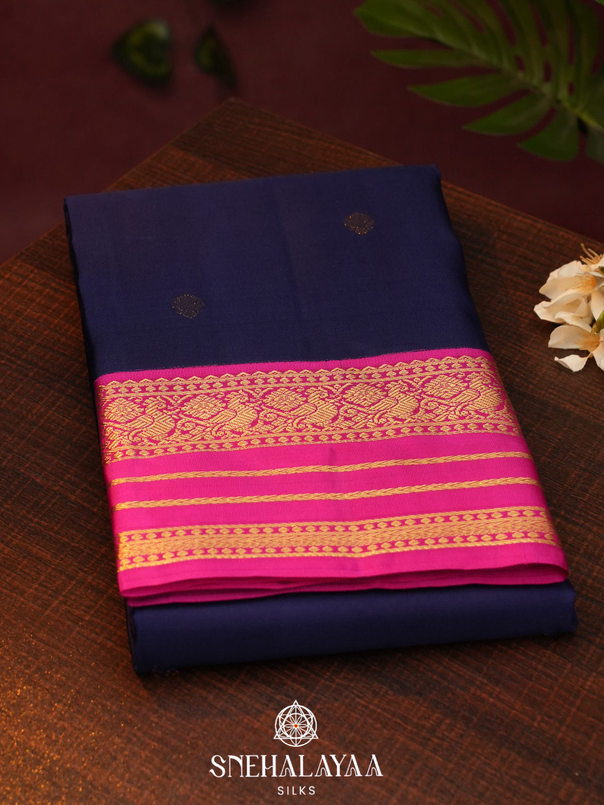 Purple  Kanjivaram Silk Saree