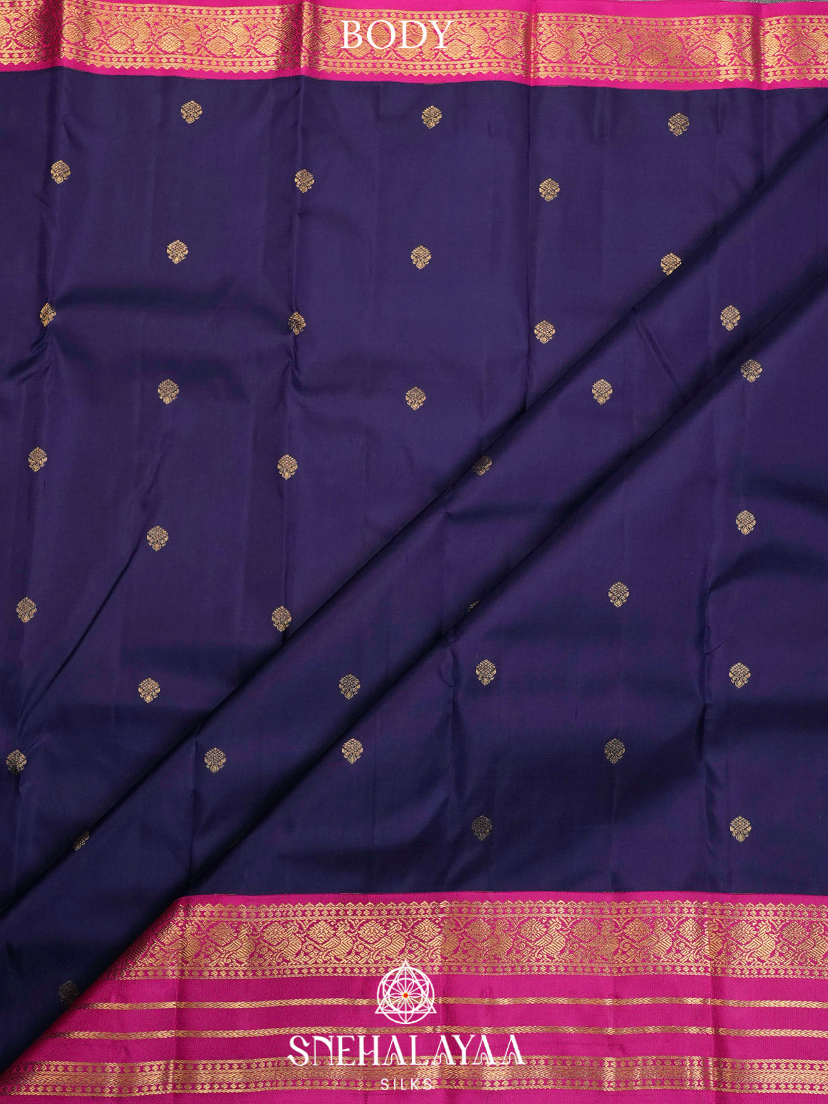 Purple  Kanjivaram Silk Saree