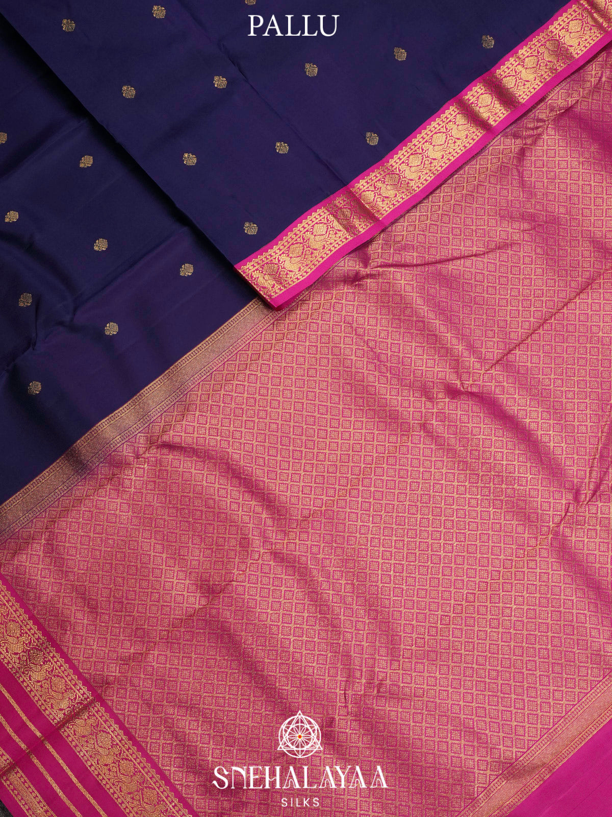 Purple  Kanjivaram Silk Saree