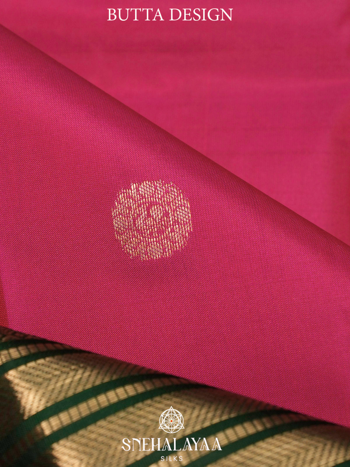 Magenta Pink  Kanjivaram Silk Saree