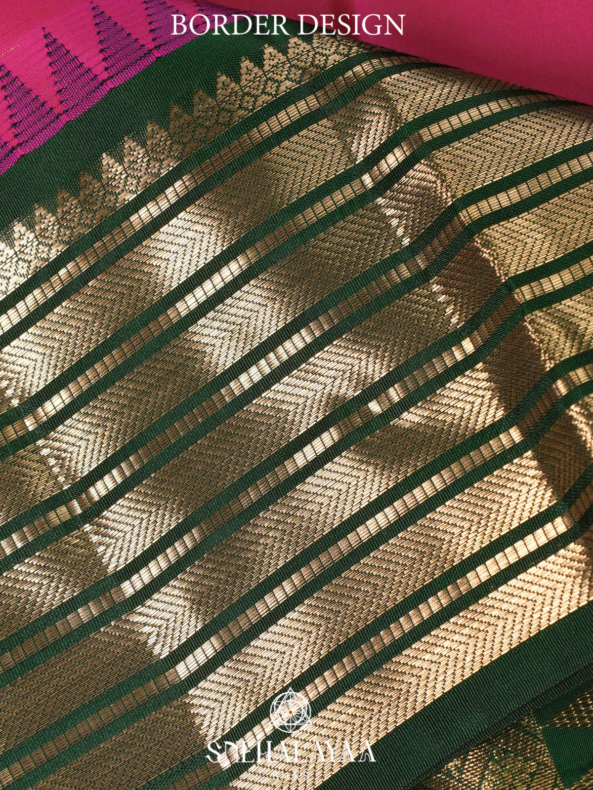 Magenta Pink  Kanjivaram Silk Saree