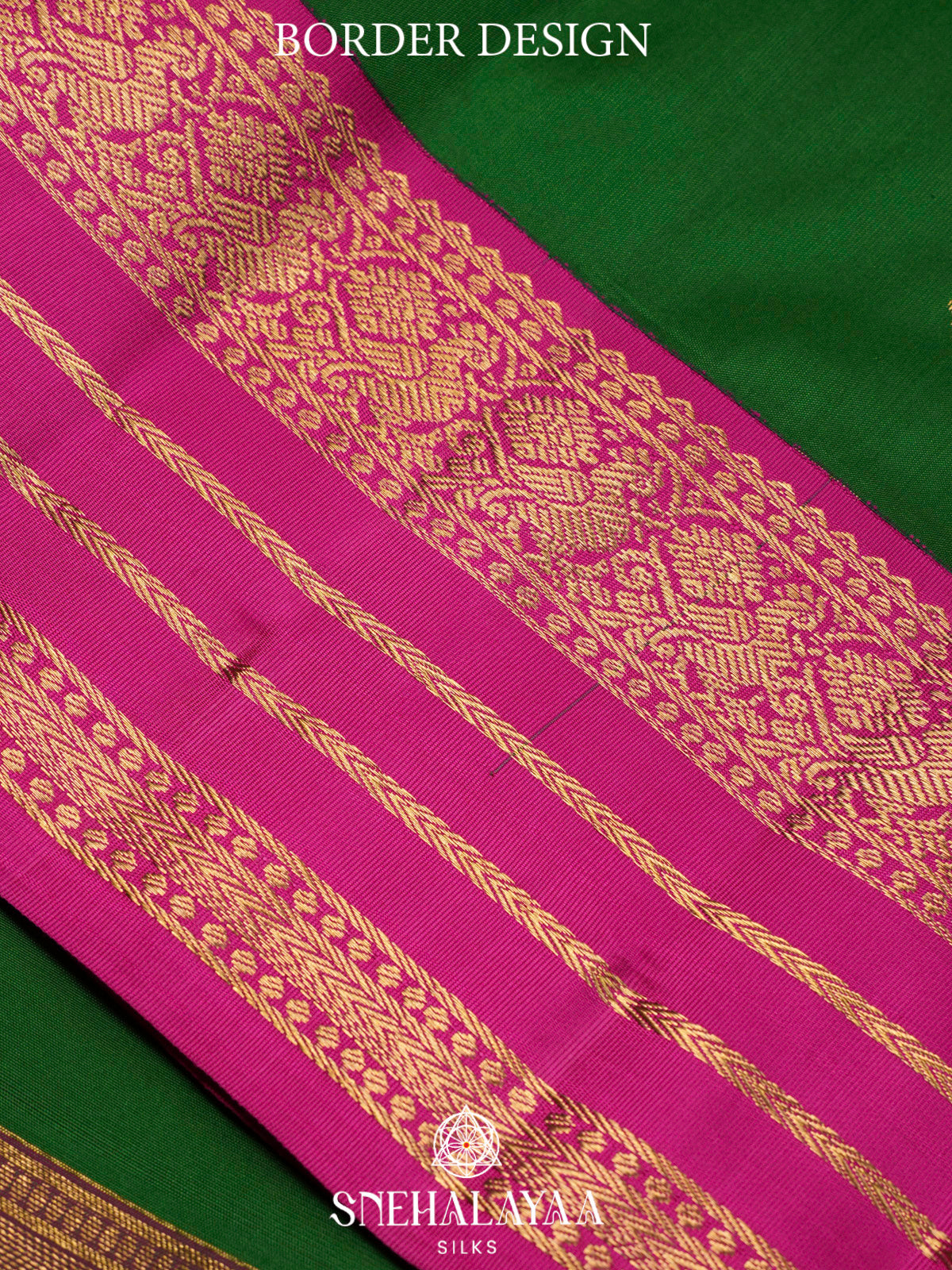 Forest Green  Kanjivaram Silk Saree