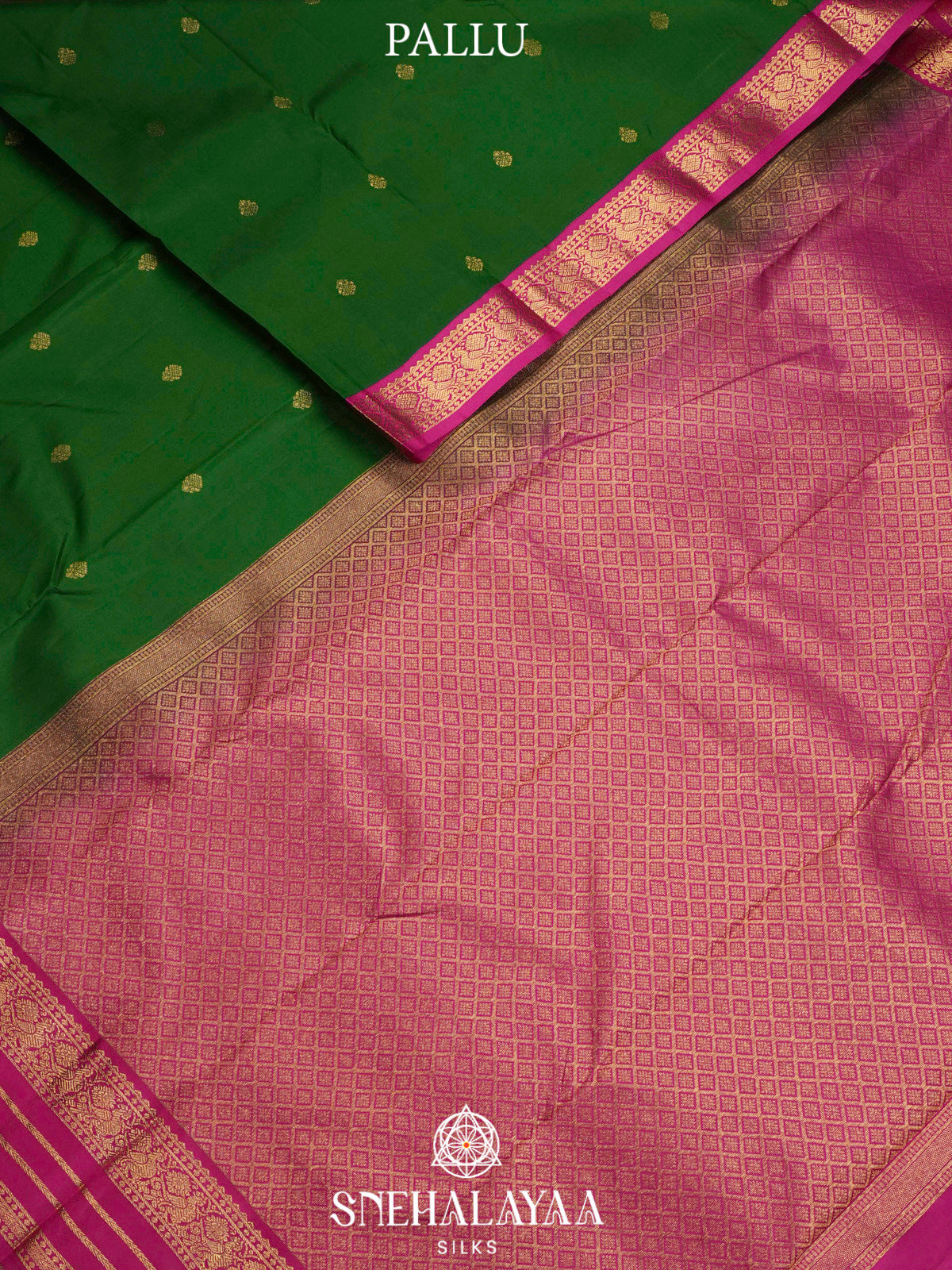 Forest Green  Kanjivaram Silk Saree