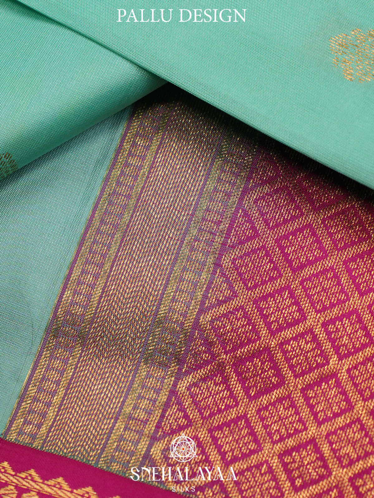 Sea Green  Kanjivaram Silk Saree