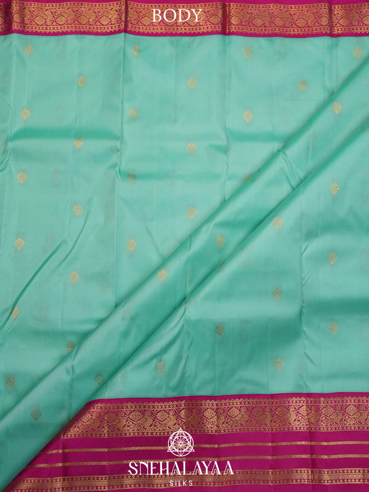 Sea Green  Kanjivaram Silk Saree