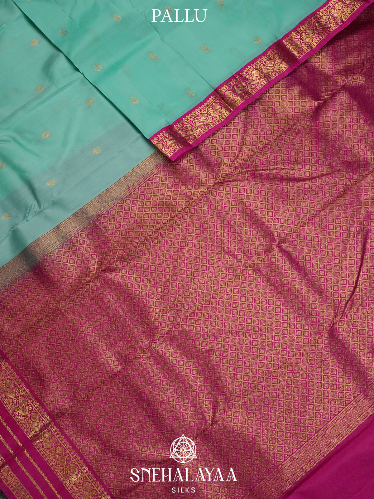 Sea Green  Kanjivaram Silk Saree