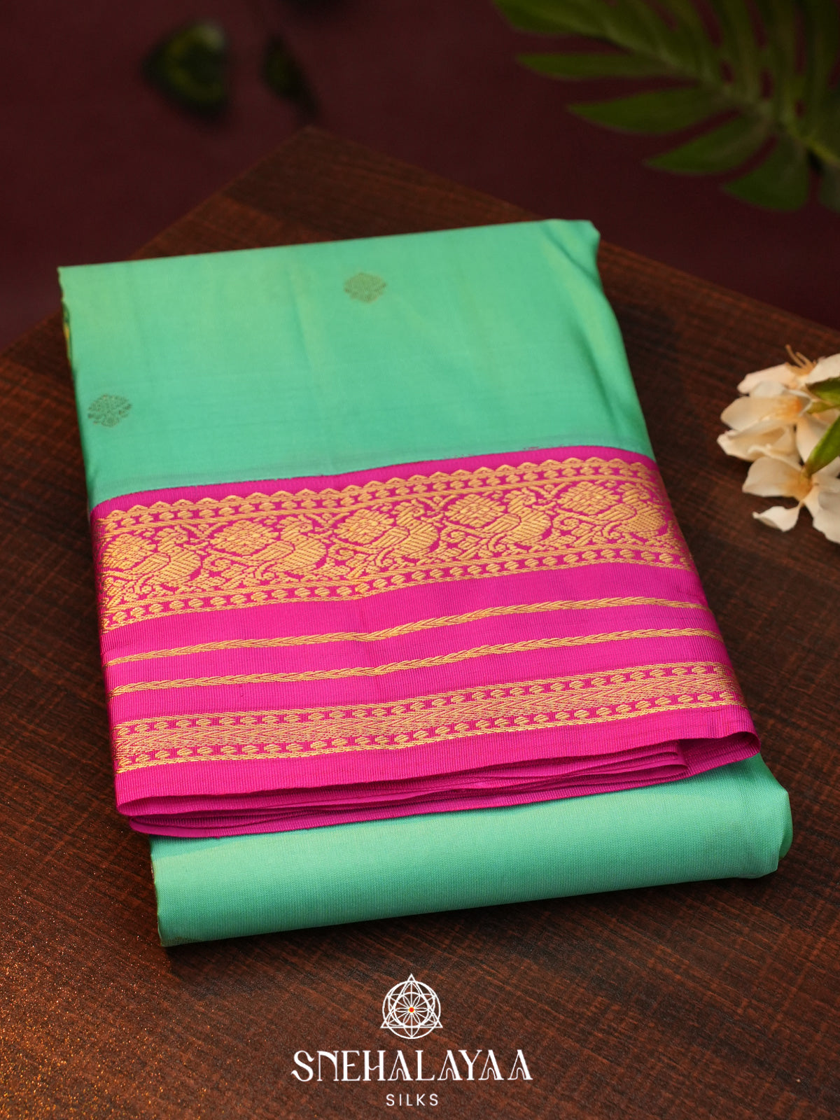 Mint Green  Kanjivaram Silk Saree