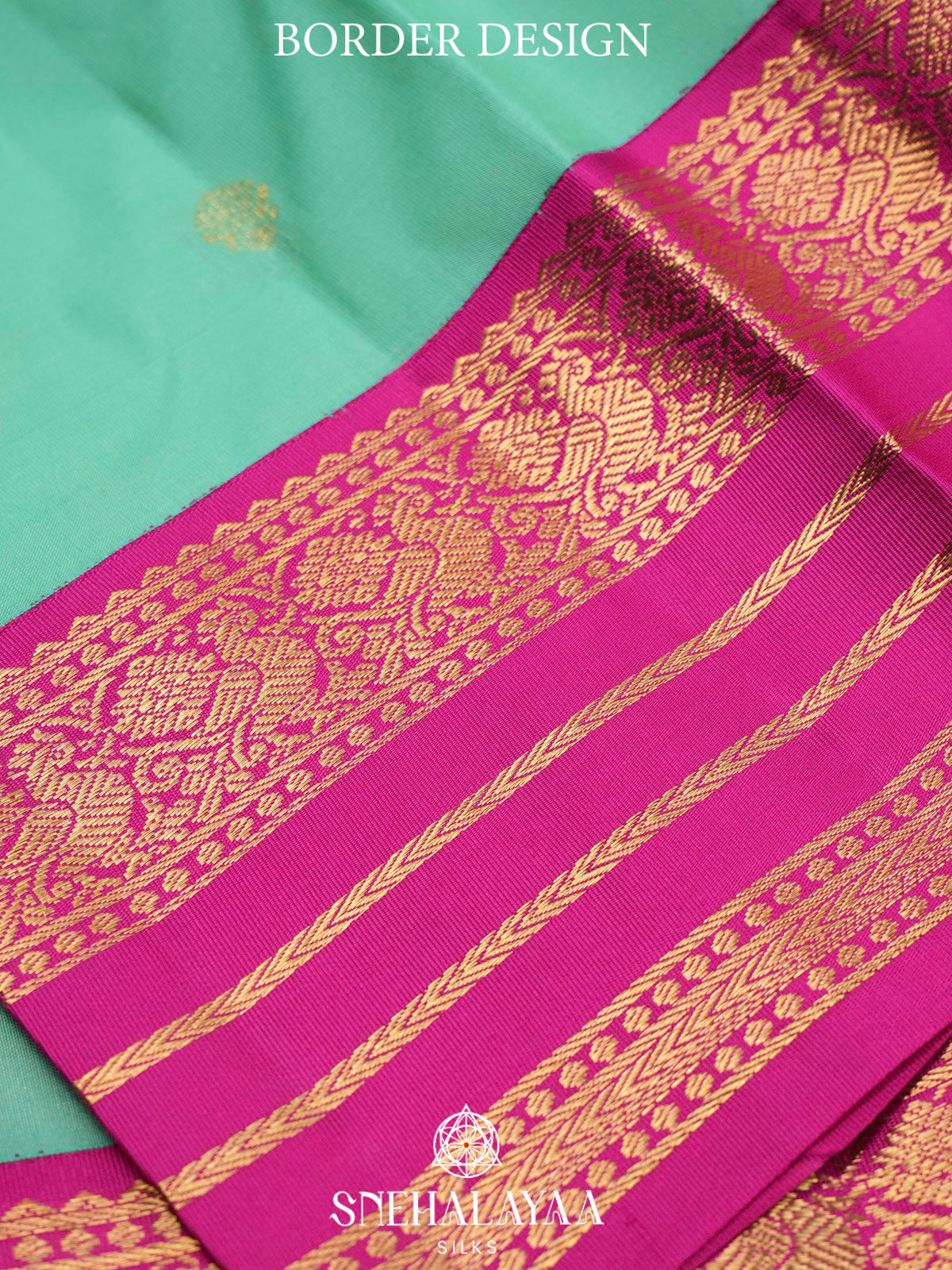 Mint Green  Kanjivaram Silk Saree