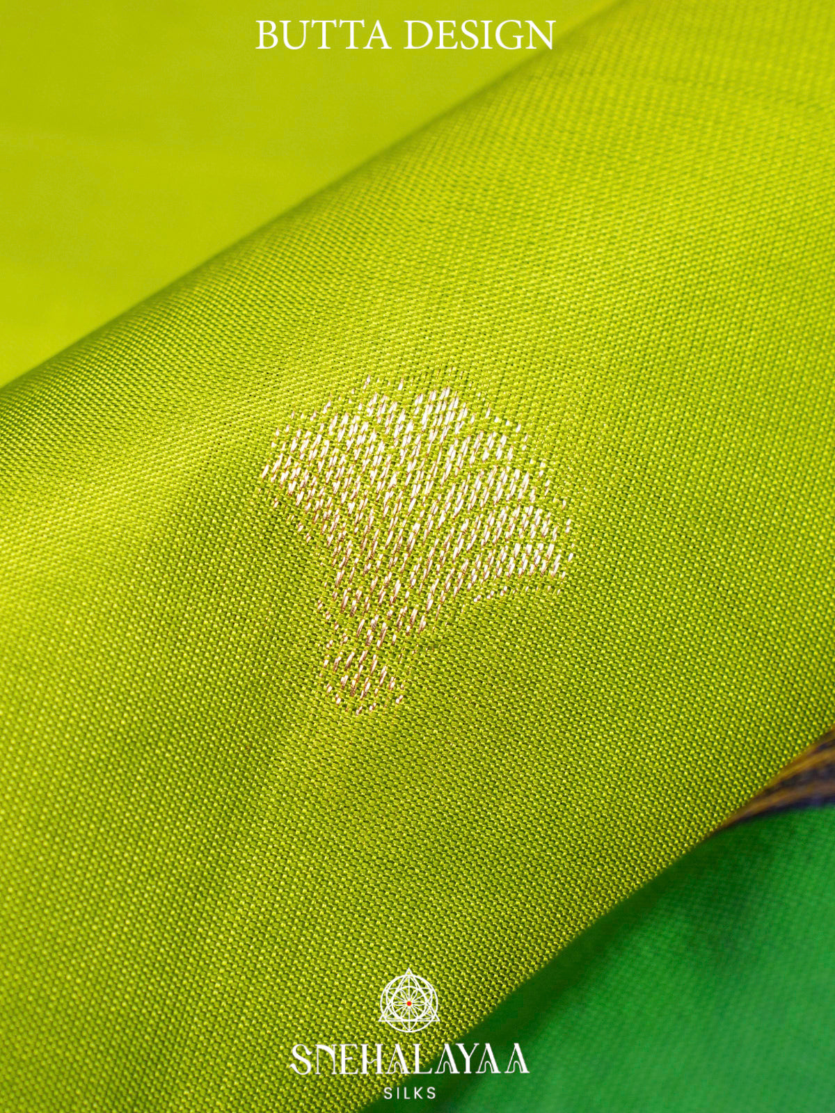 Lime Green  Kanjivaram Silk Saree