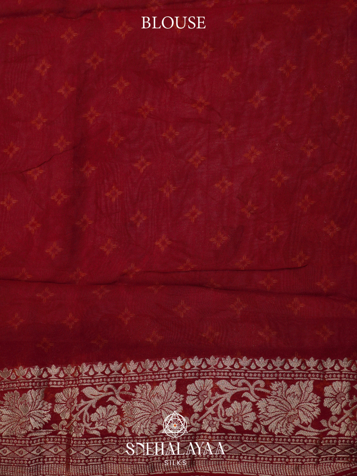 Cream Georgette Saree