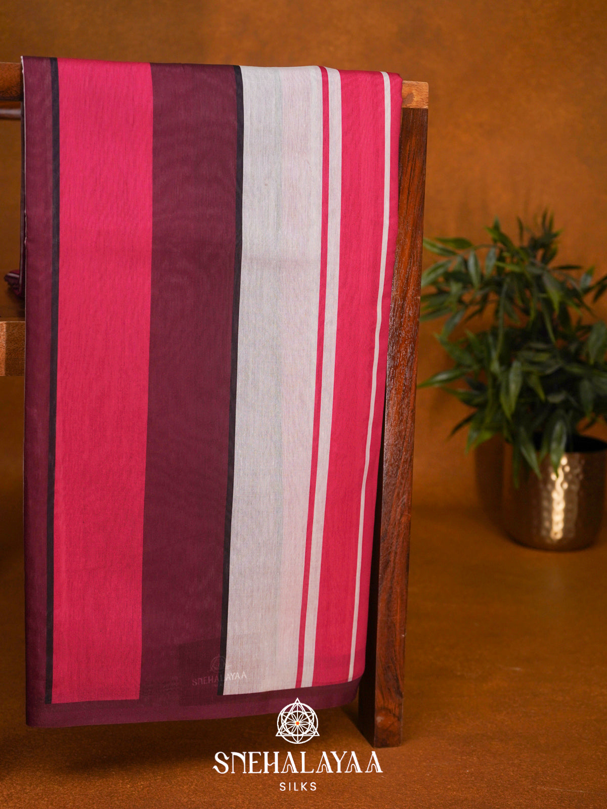 Multicolour  Linen Saree