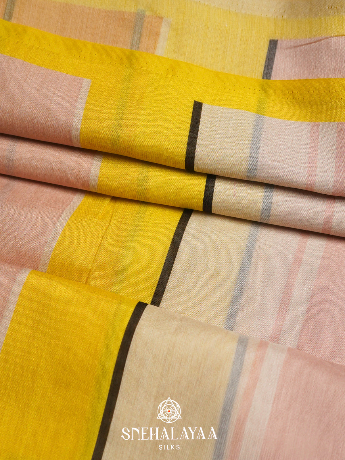 Multicolour  Linen Saree