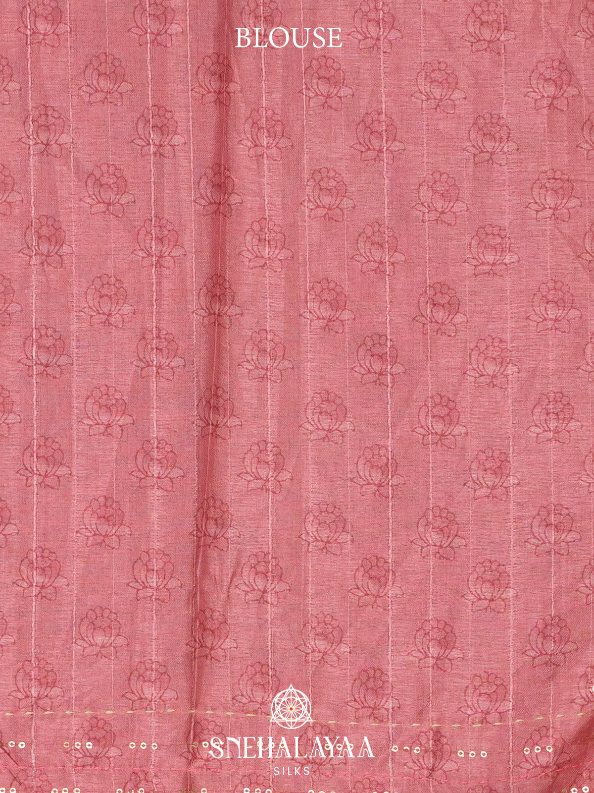 Pink Tussar Saree