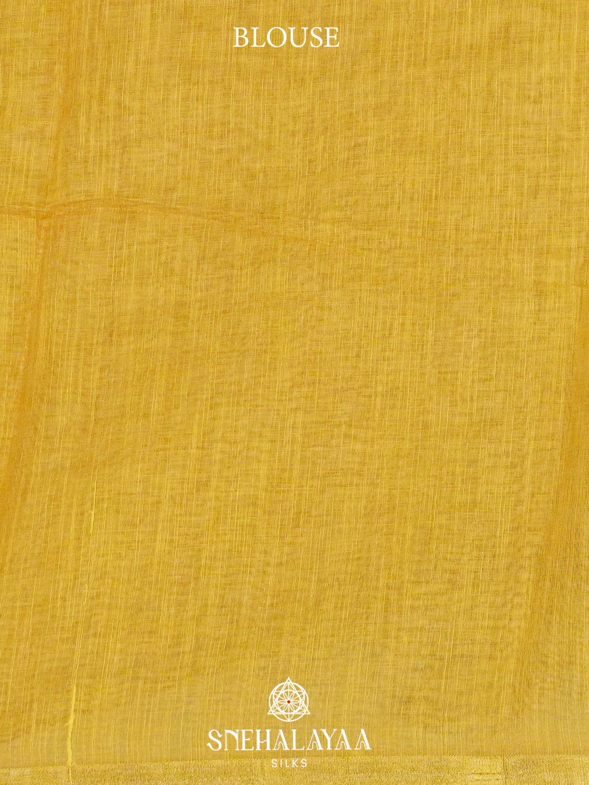 Yellow  Linen Saree