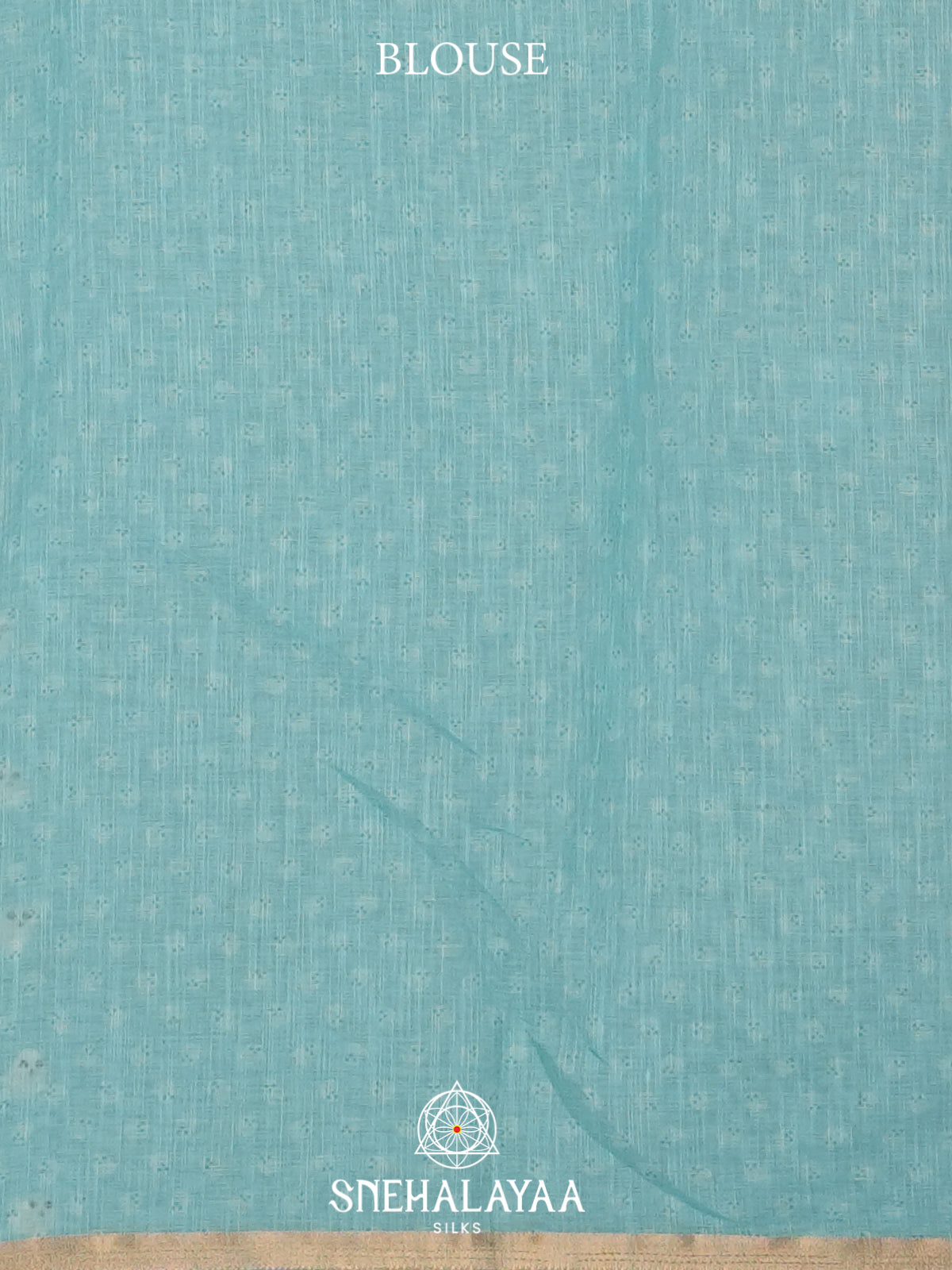 Sky Blue Linen Saree