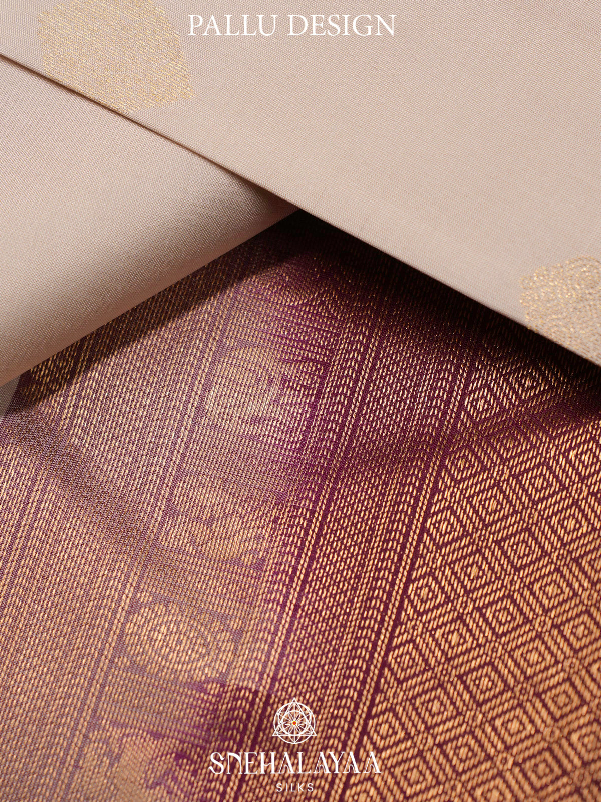 Off White Kanjivaram Silk Saree