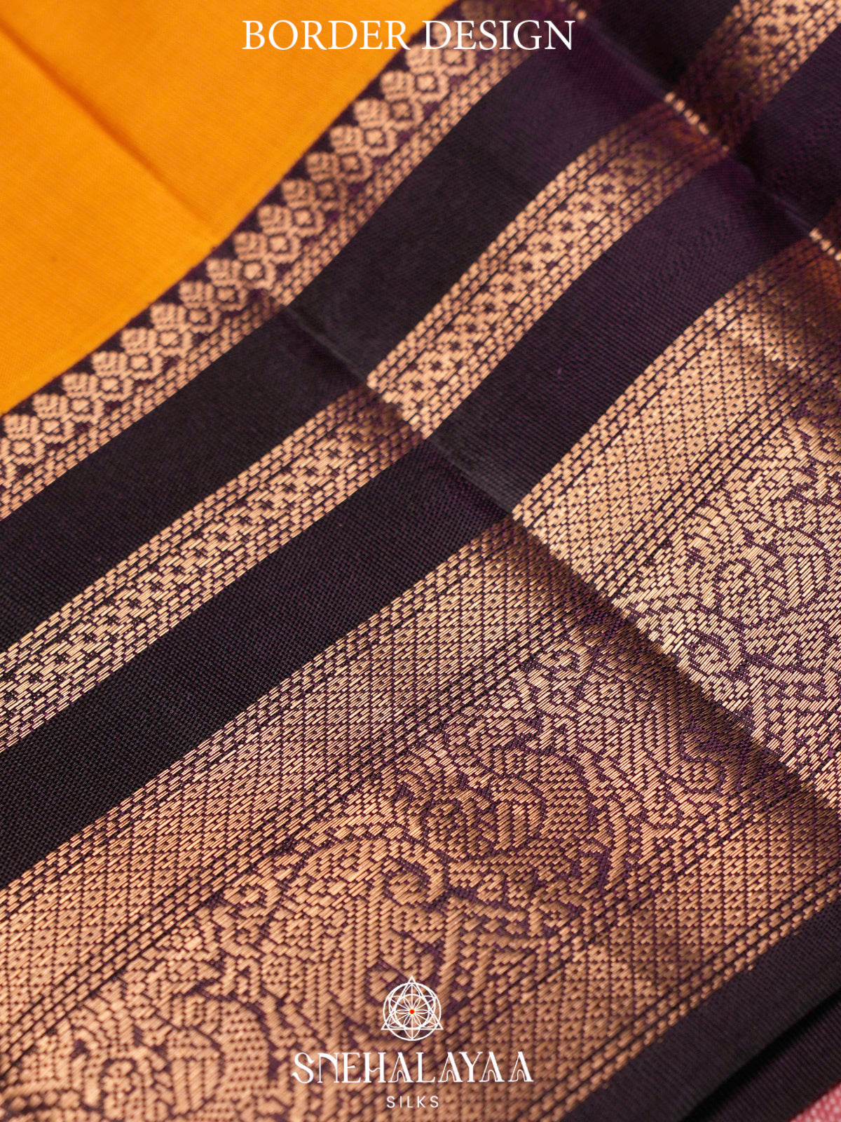 Mango Yellow  Kanjivaram Silk Saree