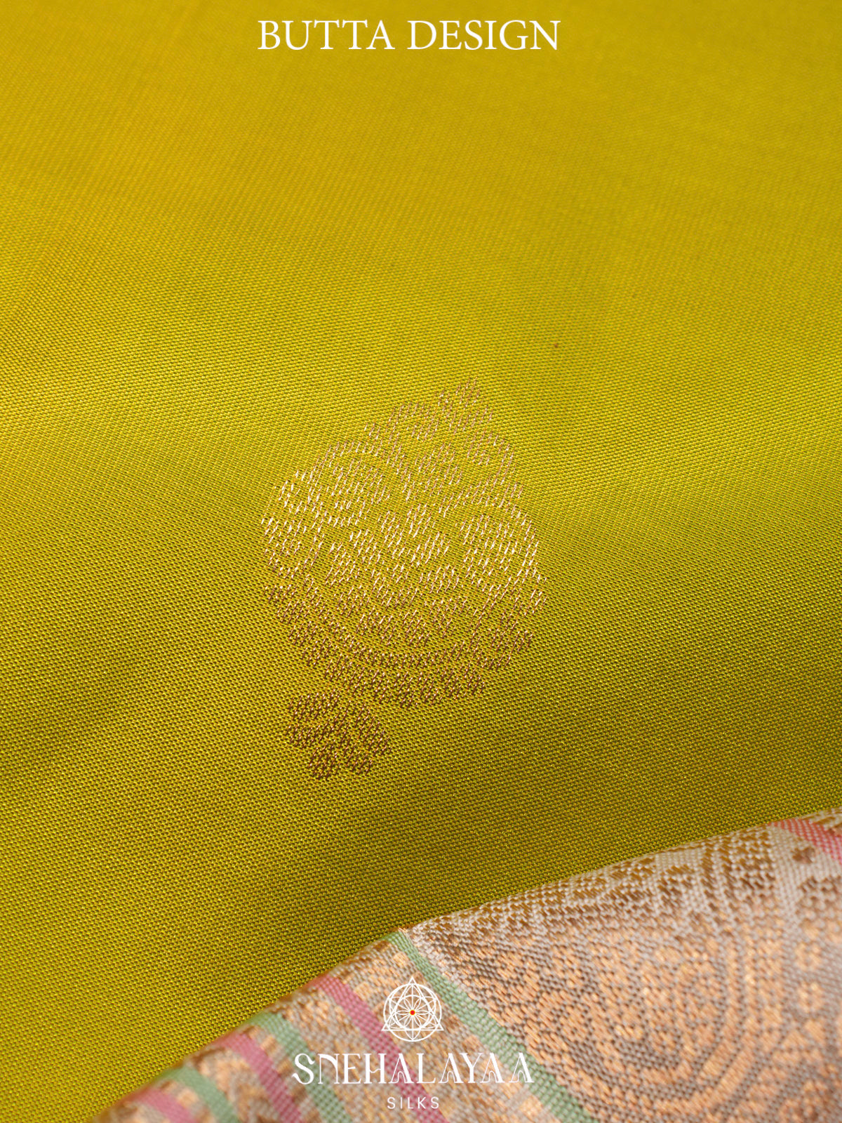 Lime Green  Kanjivaram Silk Saree
