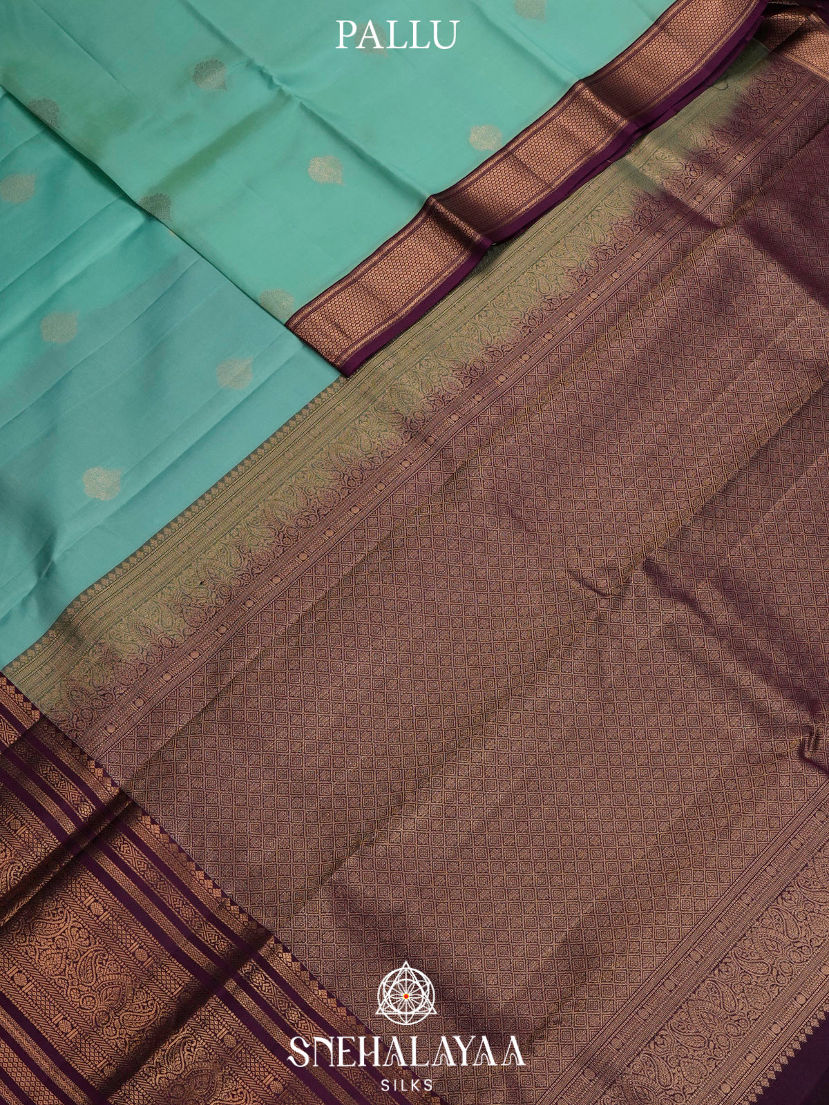 Mint Green  Kanjivaram Silk Saree