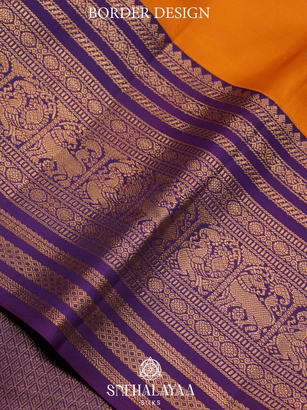 Mango Yellow  Kanjivaram Silk Saree
