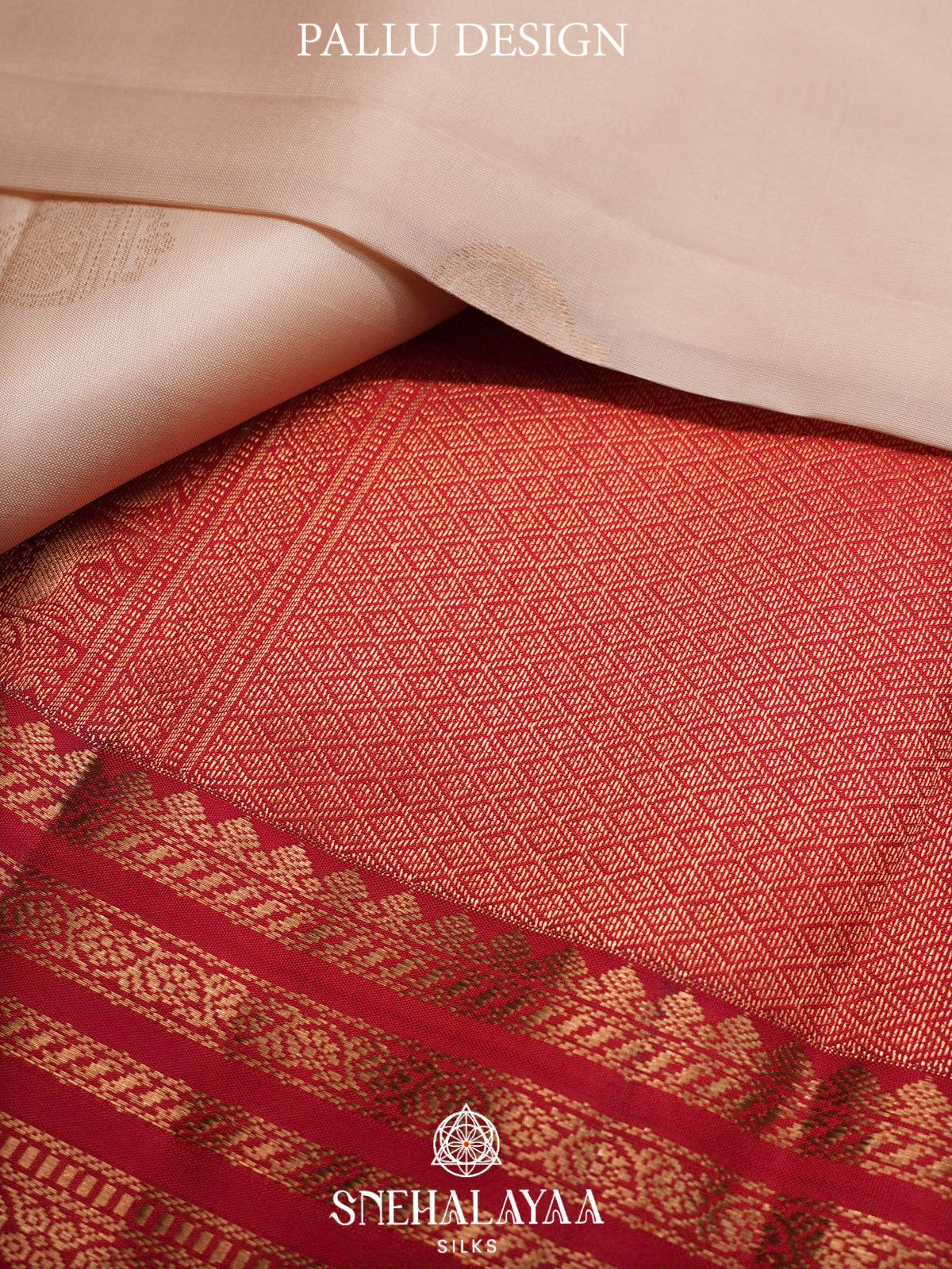 Cream  Kanjivaram Silk Saree