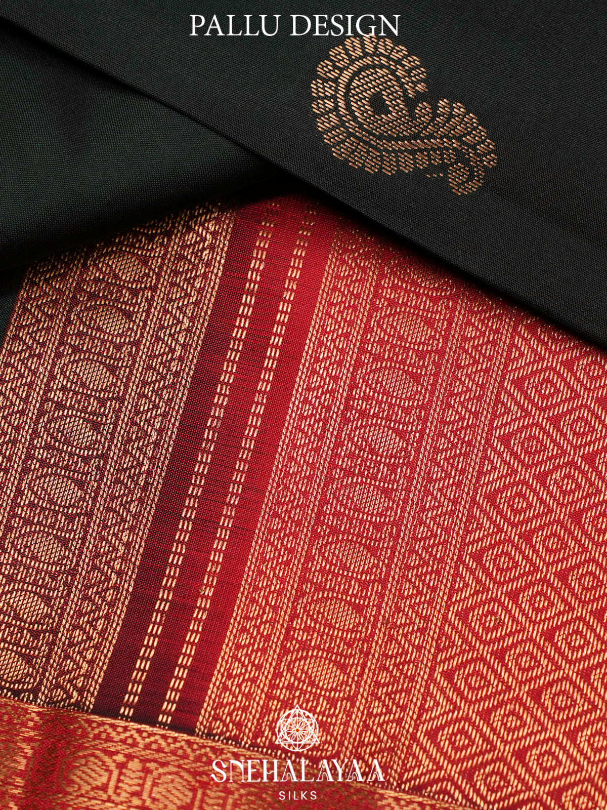 Forest Green  Kanjivaram Silk Saree