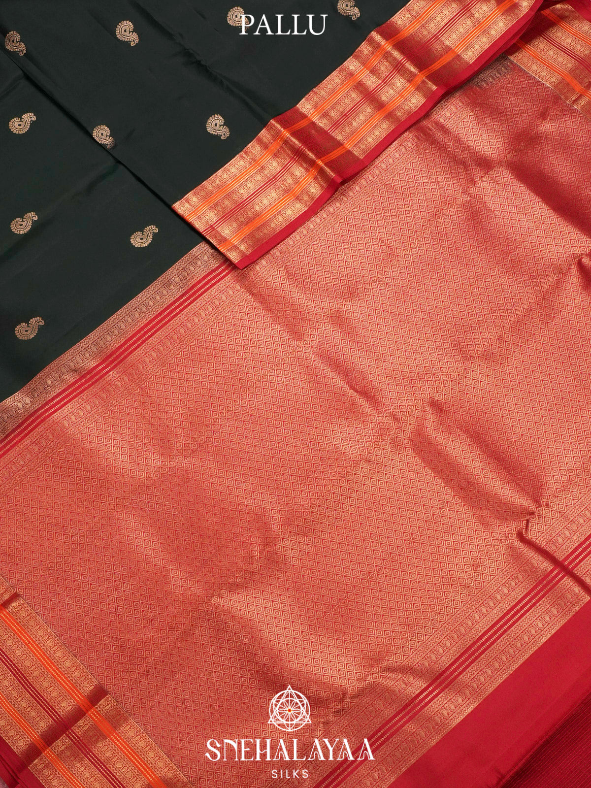 Forest Green  Kanjivaram Silk Saree