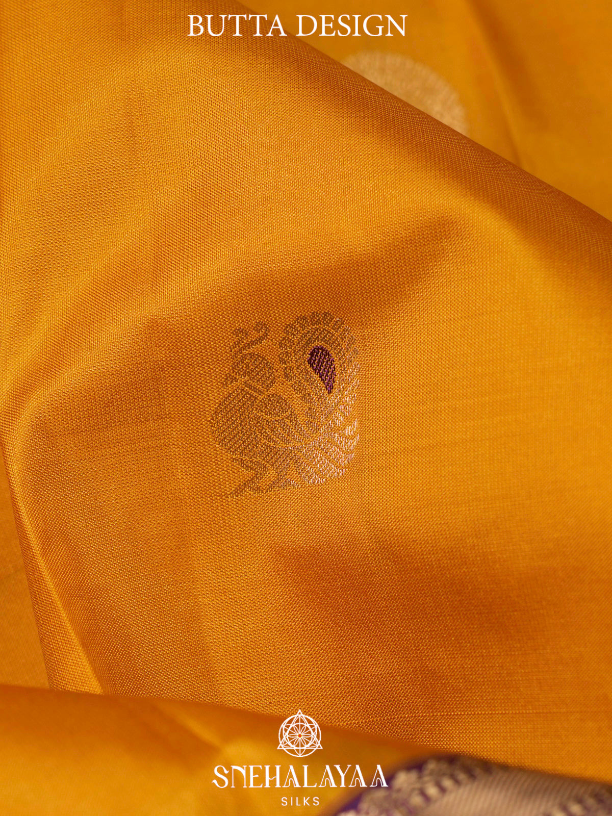 Mango Yellow  Kanjivaram Silk Saree
