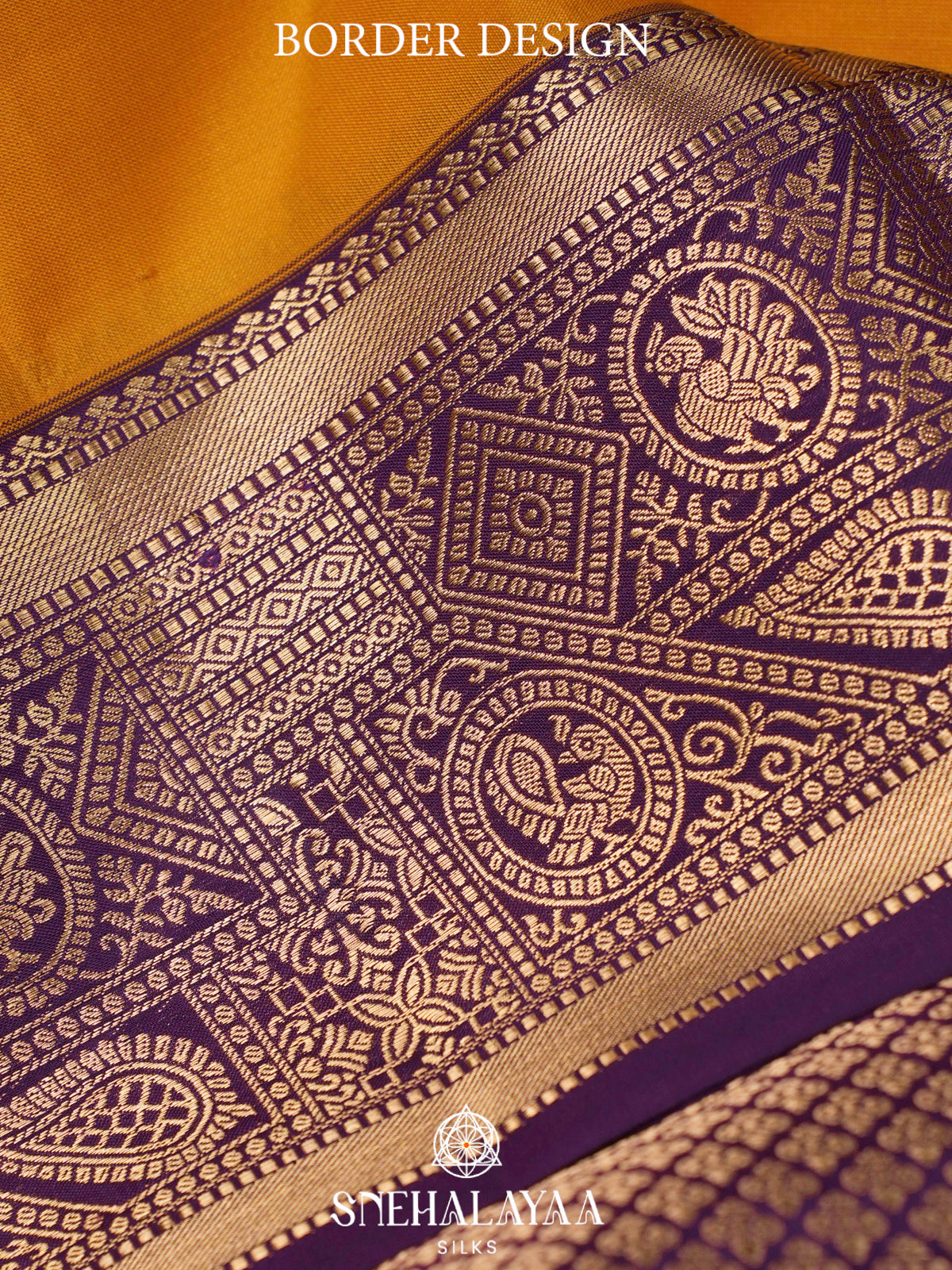 Mango Yellow  Kanjivaram Silk Saree