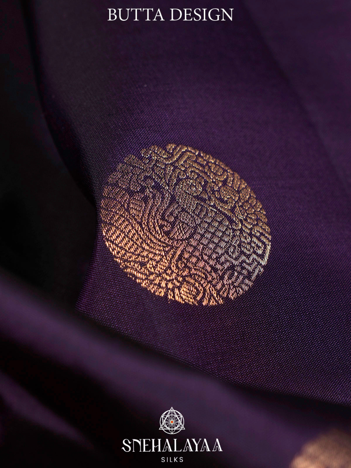 Purple  Kanjivaram Silk Saree