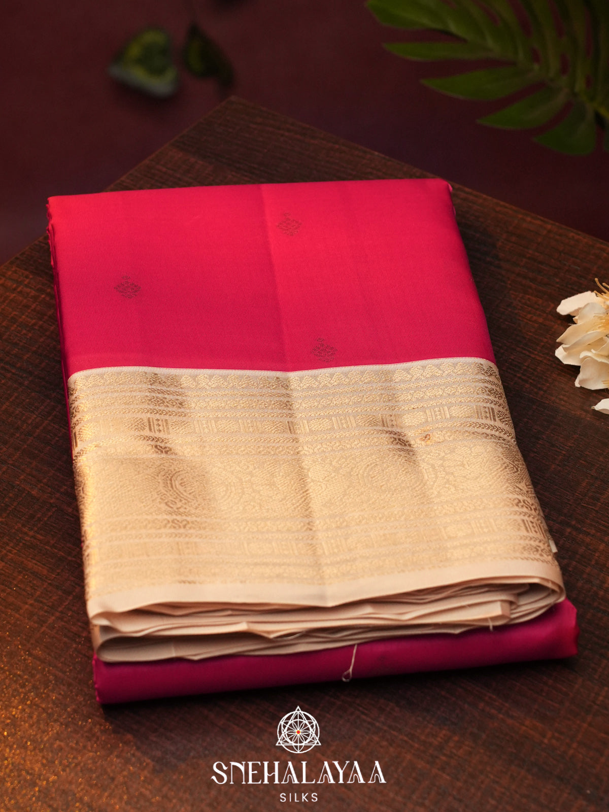 Ruby Red  Kanjivaram Silk Saree
