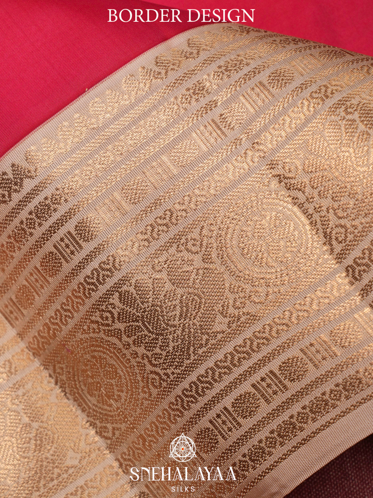Ruby Red  Kanjivaram Silk Saree